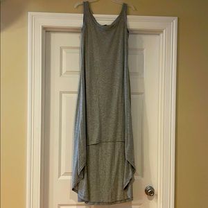 Long grey tank dress large